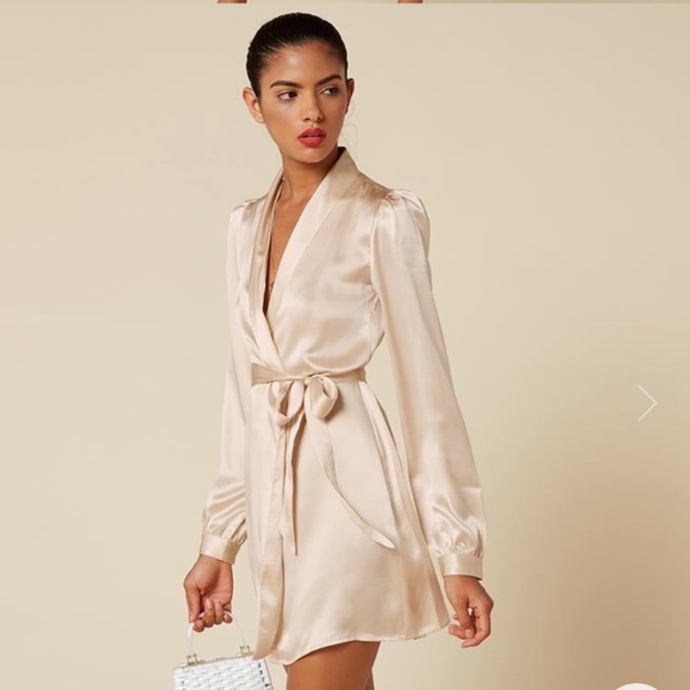 Reformation Shaylin Dress in Cream